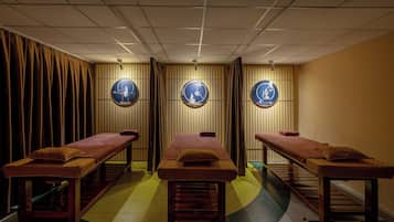 Body treatments, aromatherapy, body scrubs, facials, reflexology