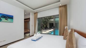Villa | 3 bedrooms, Egyptian cotton sheets, premium bedding, in-room safe