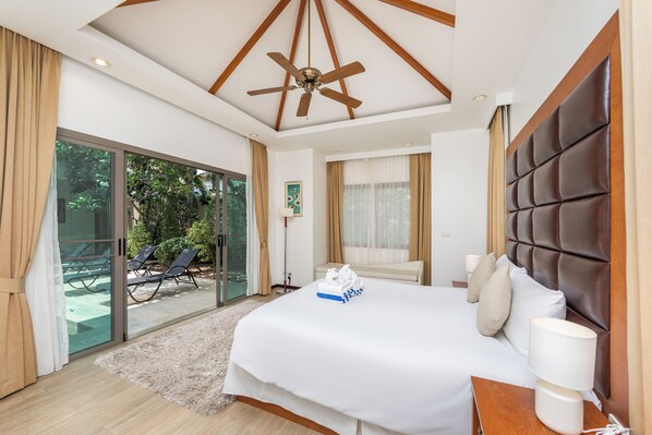 3 bedrooms, Egyptian cotton sheets, premium bedding, in-room safe - Villa Bond (Rawai)
