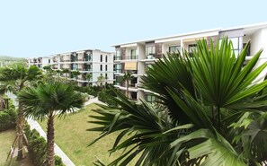 Apartment, 2 Schlafzimmer | Blick auf den Garten