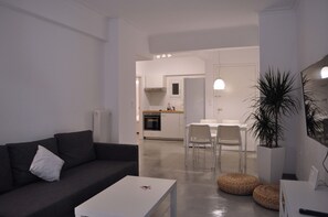 Apartment, 2 Bedrooms | Living room | Smart TV - Olala One Apartment (Athens)