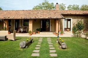 Entrada de la propiedad