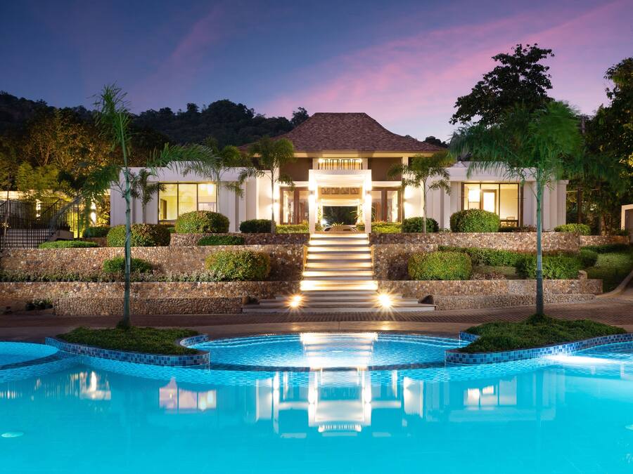 Majoituspaikan julkisivu