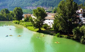 Grand Double Room, River View | View from room - B&B Camera con Vista (Fossombrone)