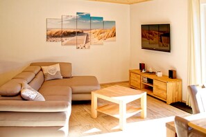 Bungalow, Terrasse (Magdalena) | Wohnzimmer