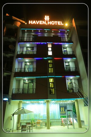 Front of property - evening/night - Haven Hotel (Addis Ababa)