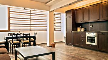 City Apartment, 2 Bedrooms | Living area | Flat-screen TV