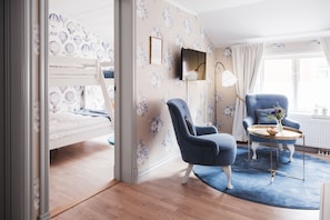 Family Room, Private Bathroom (Anna) | Blackout curtains, soundproofing, iron/ironing board, rollaway beds - Hilma Winblads Bed & Breakfast (Linkoping)