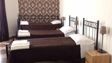 Free WiFi, bed sheets