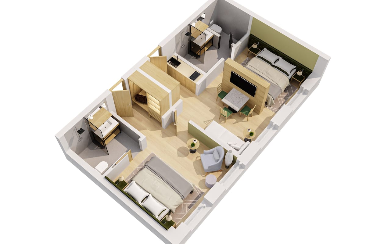 Deluxe Appartement 'Resi' | Floor plan
