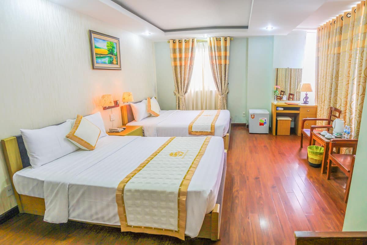 Minibar, in-room safe, free rollaway beds, free WiFi