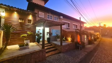 Front of property - evening/night