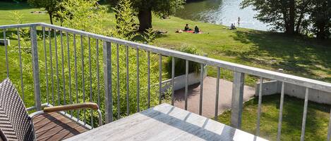 Appartement, balcon, vue lac | Balcon