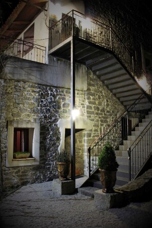 Front of property - evening/night