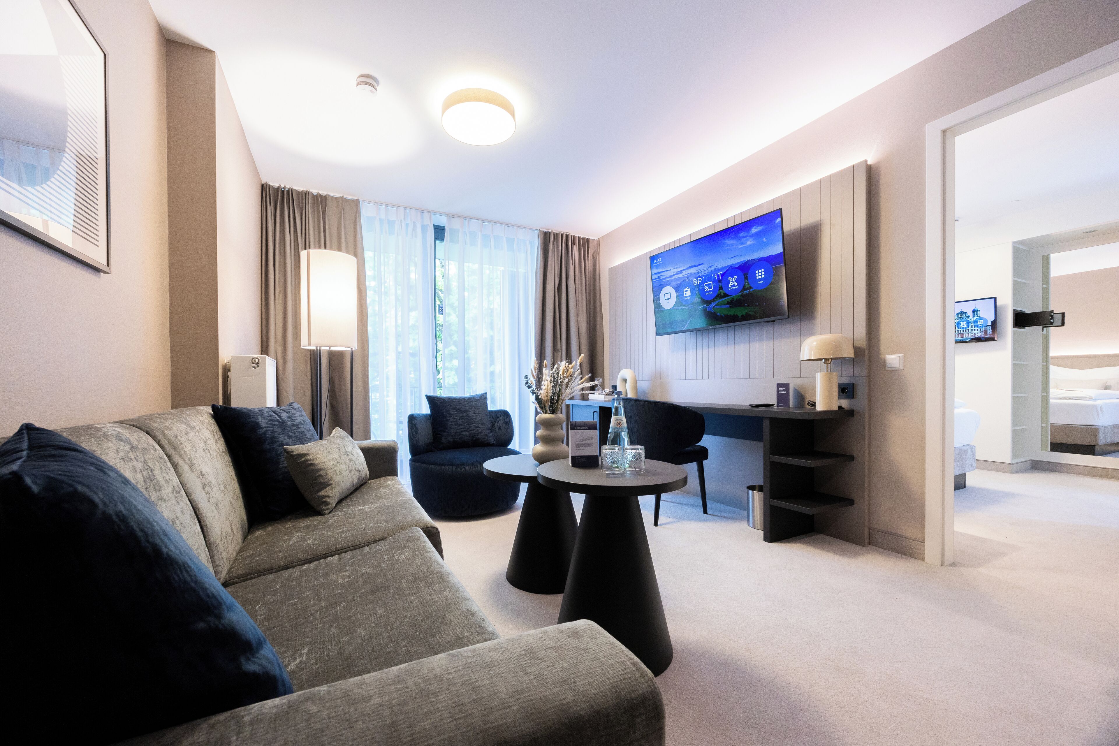 superior suite | living area | lcd tv