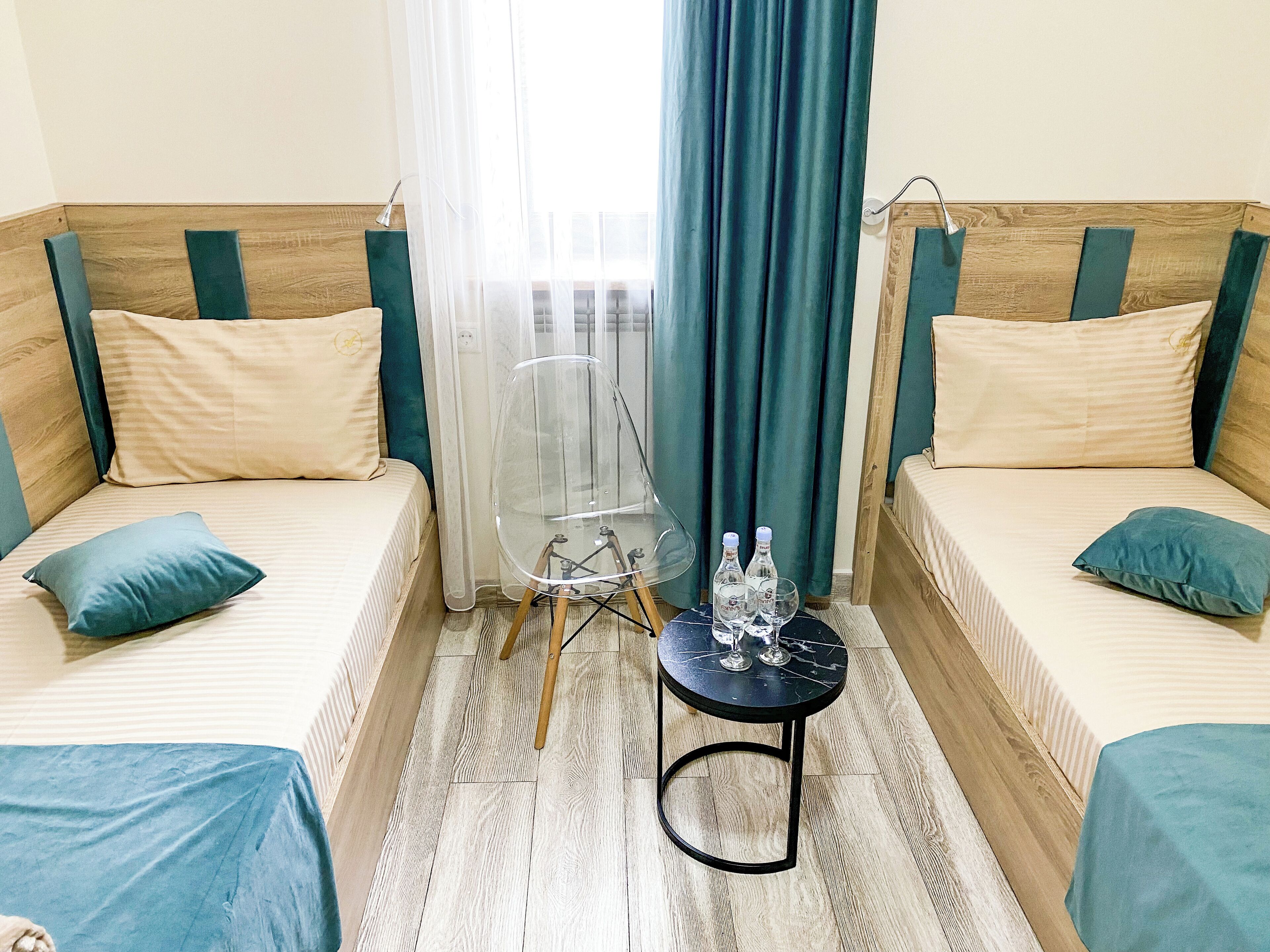 standard twin room | 1 bedroom, premium bedding, blackout curtains, soundproofing