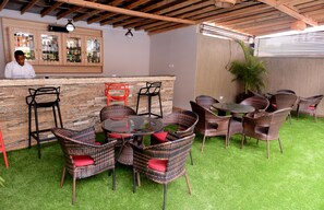 Poolside bar