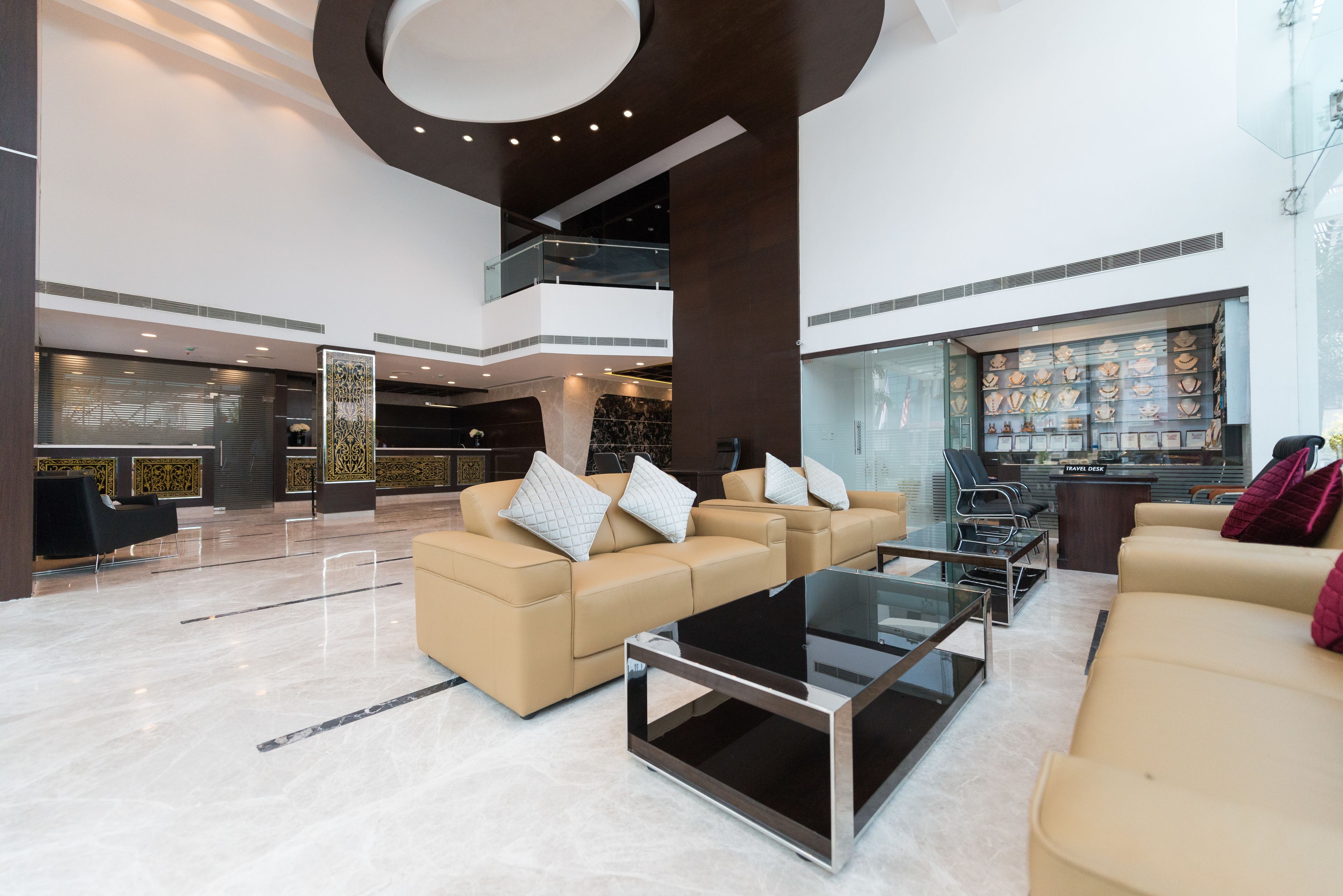 Lobby sitting area