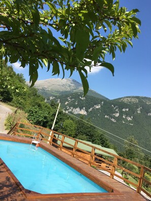 Classic Quadruple Room, Multiple Beds, Smoking | Outdoor pool | Seasonal outdoor pool - B&B Lao (Papasidero)