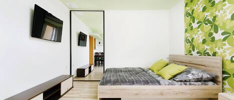 Desk, iron/ironing board, cribs/infant beds, free WiFi