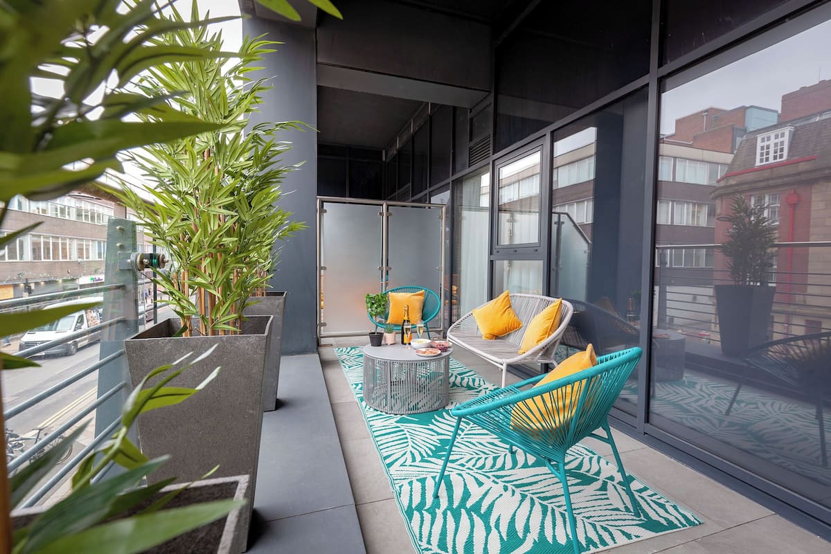 Apartamento superior | Terraço/pátio