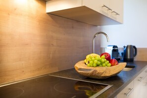 Appartement (Bernkogel 80 m²) | Cuisine privée | Cafétière à espresso, bouilloire électrique