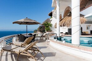 Panoramic Villa, Multiple Beds, Private Pool | Terrace/patio - Villa Azul (Puerto Vallarta)