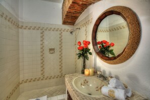 Panoramic Villa, Multiple Beds, Private Pool | Bathroom sink - Villa Azul (Puerto Vallarta)