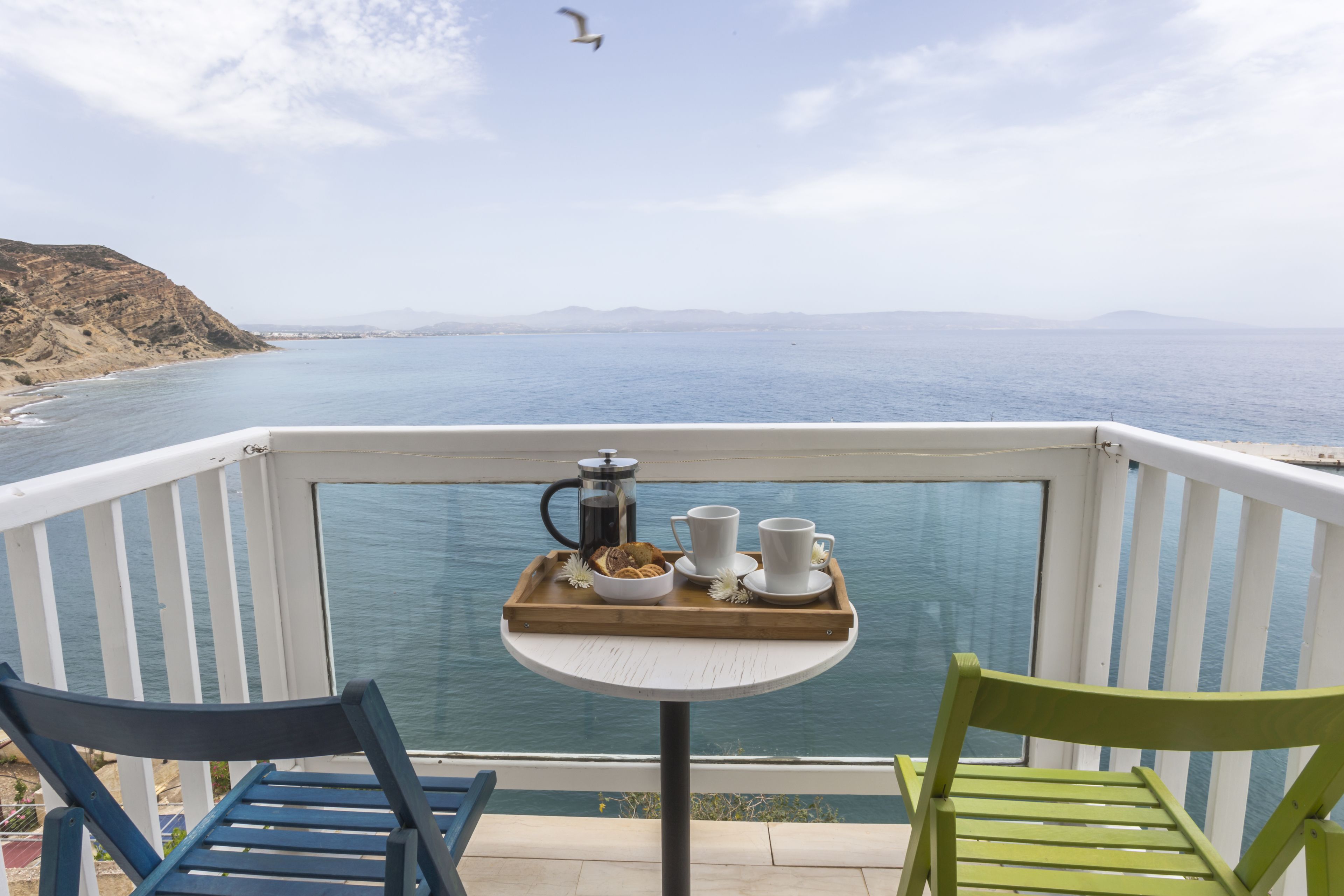 superior double room, balcony, sea view | balcony