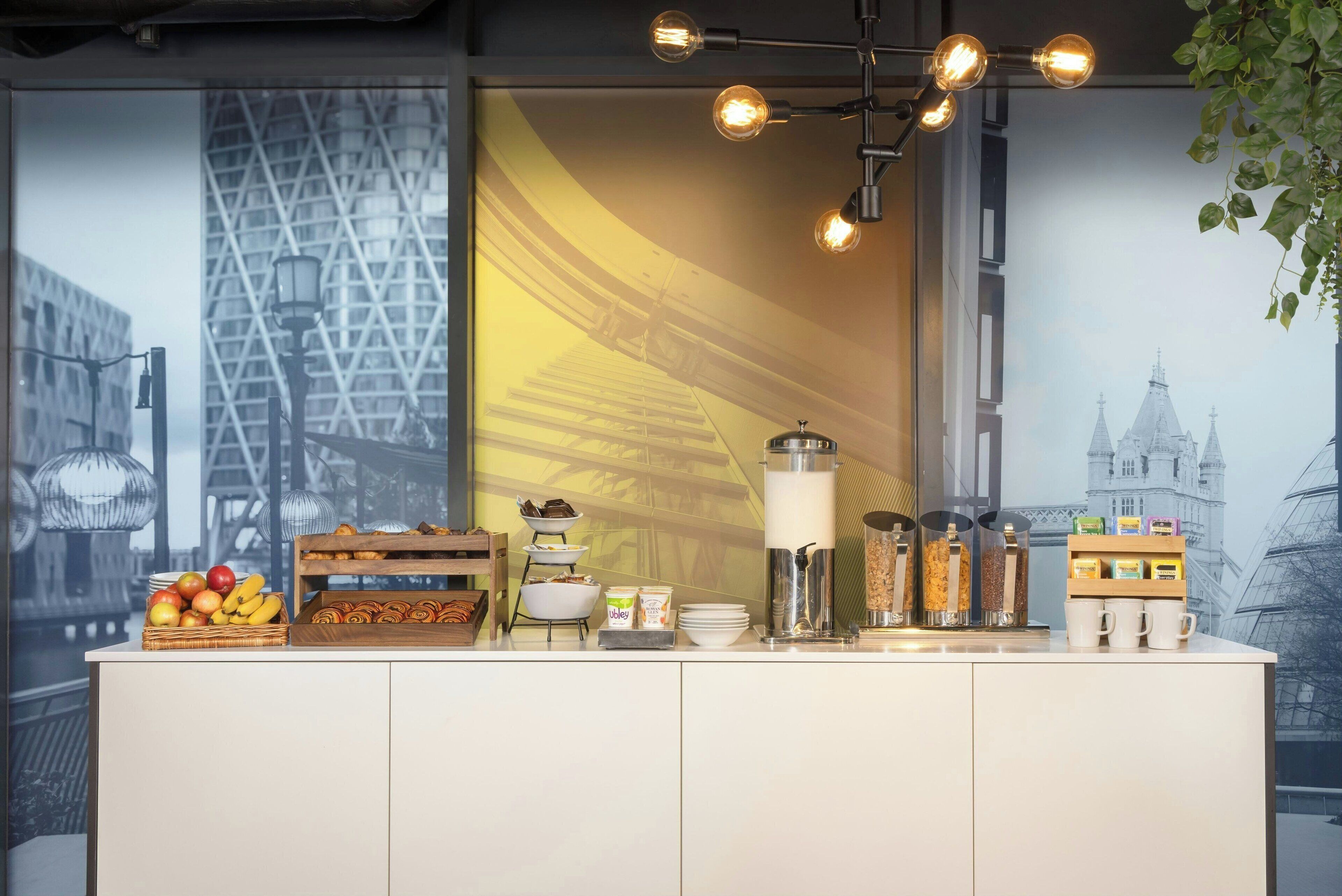 daily to-go breakfast for a fee