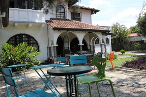 Voorkant van accommodatie