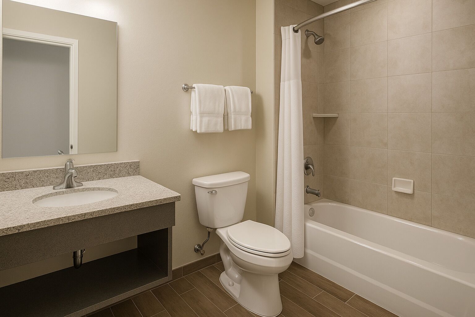 Een badkamer met een wastafel, toilet en bad.