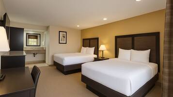 Deluxe-værelse - 2 queensize-senge - ikke-ryger | 15 soveværelser, egyptiske bomuldslagner, premium-sengetøj