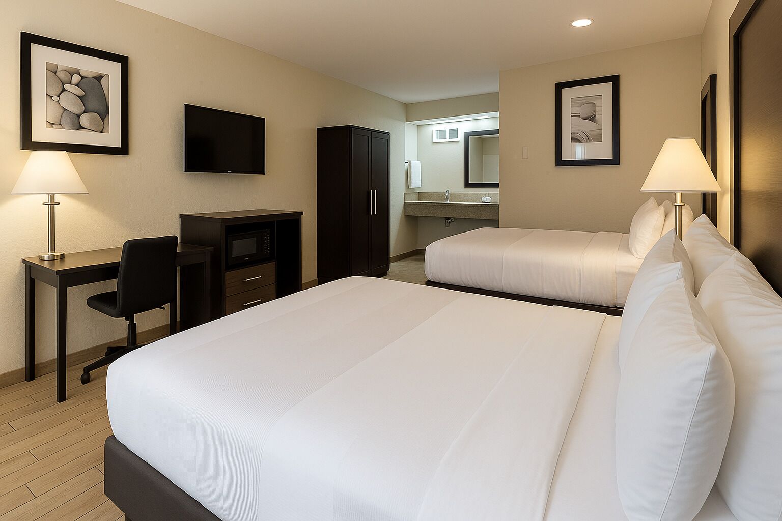 华丽客房, 2 张大床, 无烟房 | 15 多间卧室、埃及棉床单、高档床上用品、特色装修