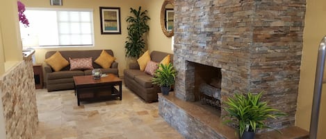 Lobby sitting area
