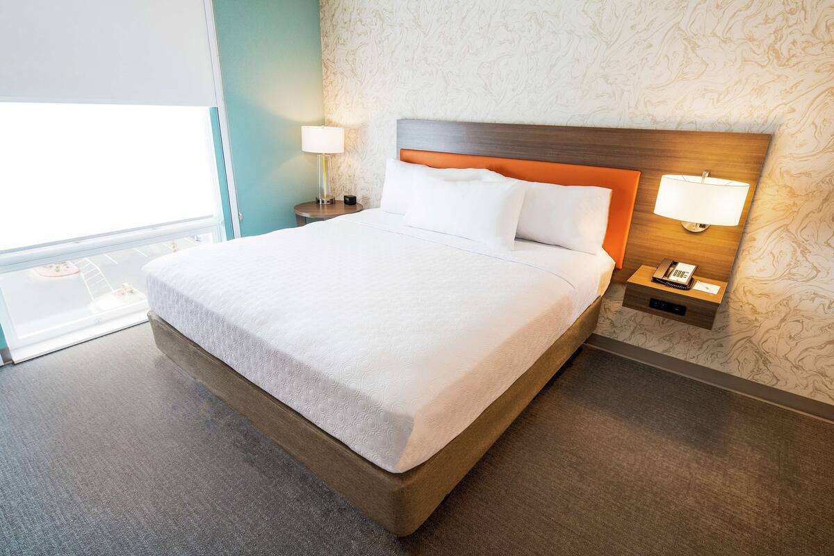 in-room safe, desk, blackout curtains, soundproofing