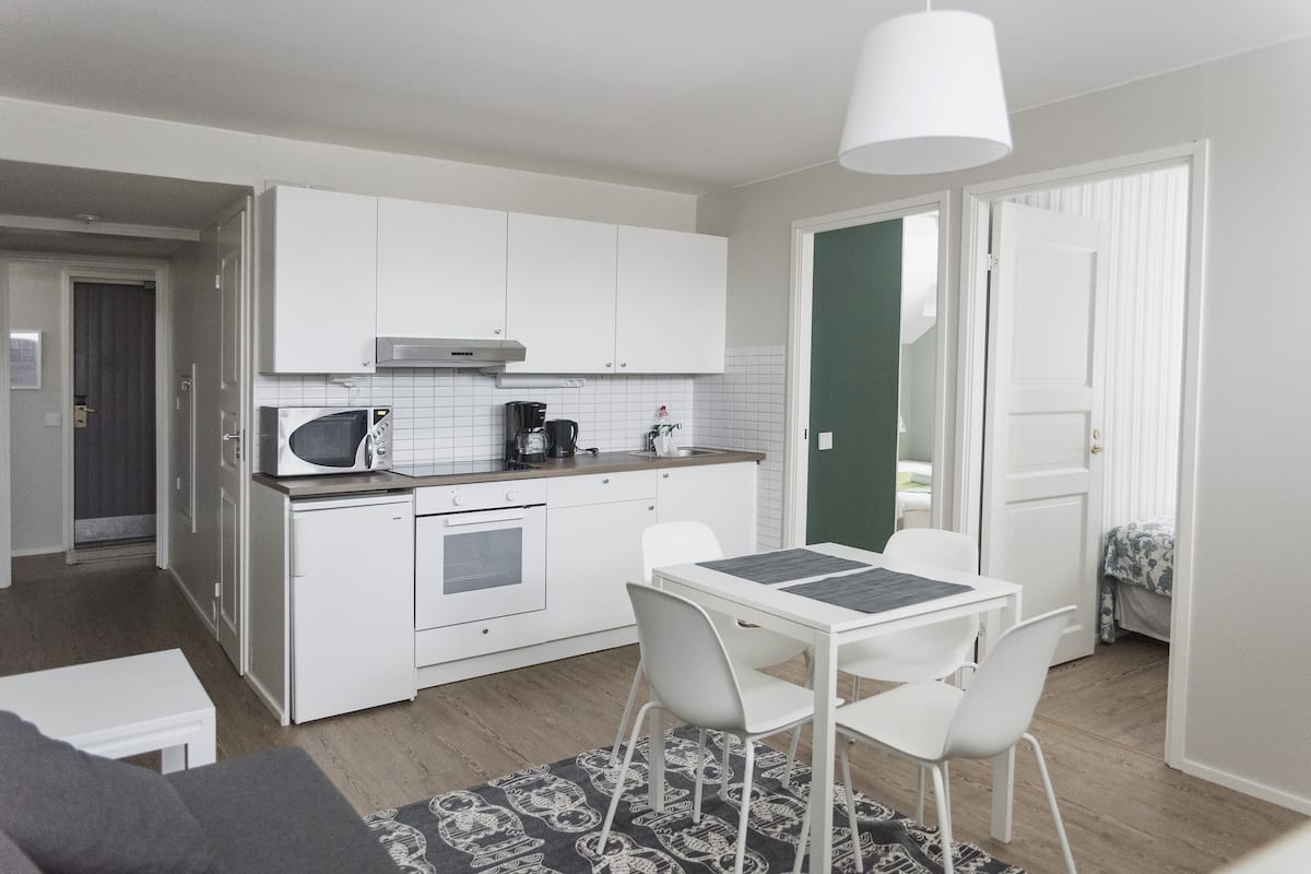 family apartment, 2 bedrooms, non smoking | private kitchen | fridge, microwave