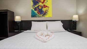 In-room safe, desk, blackout drapes, iron/ironing board