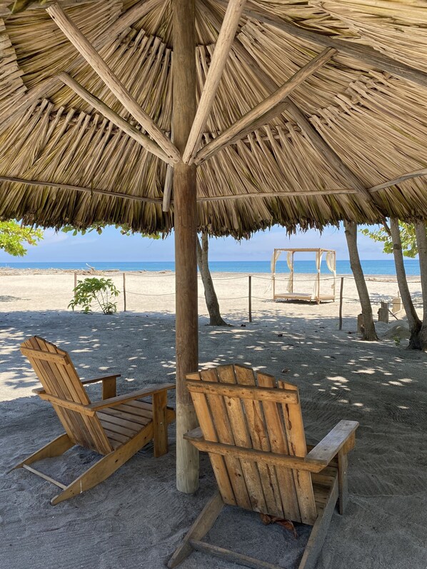 プライベートビーチ、白砂