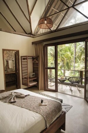 Phòng đôi Deluxe, ban công | Bộ trải giường 