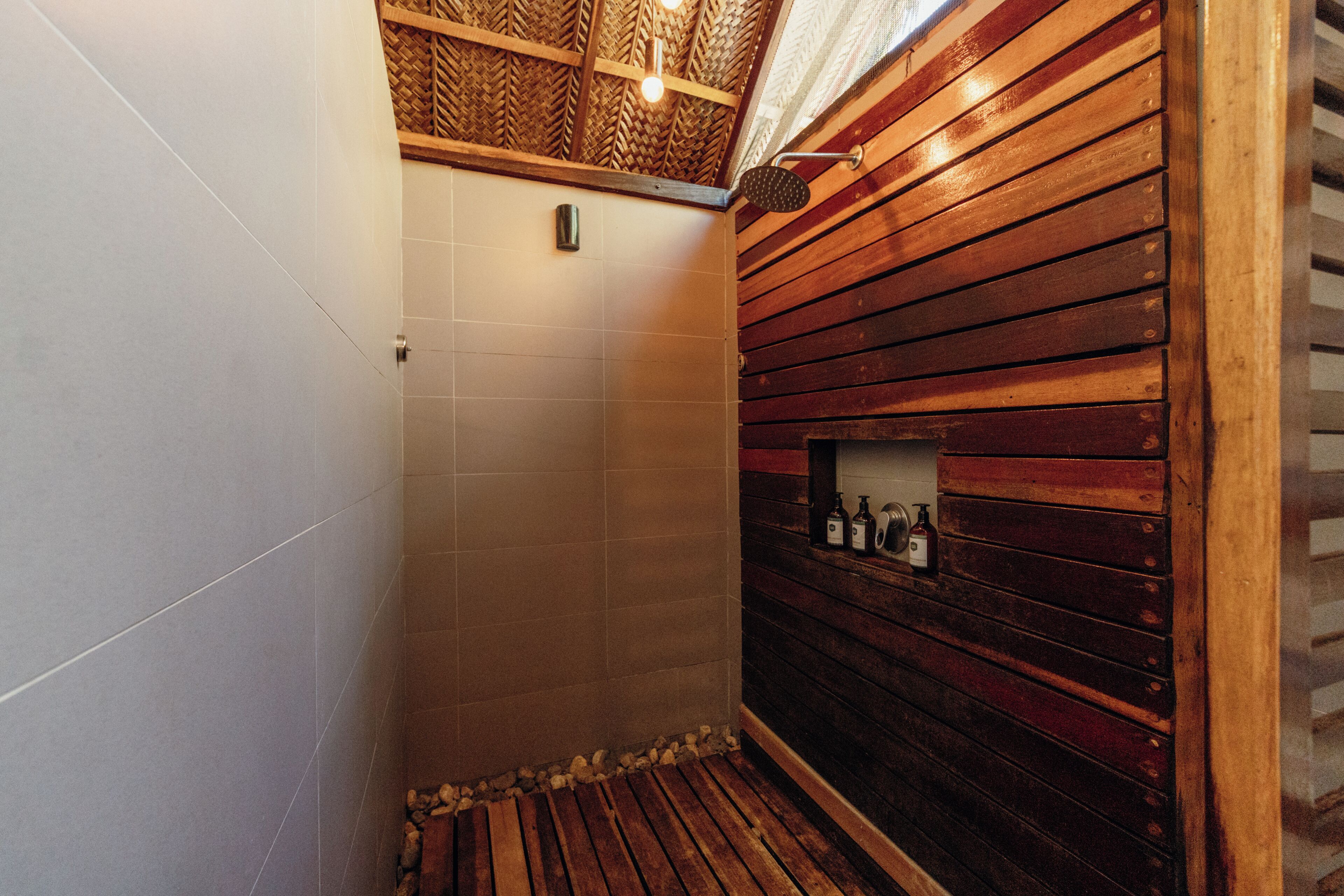 Villa, Beach View | Bathroom | Shower, towels