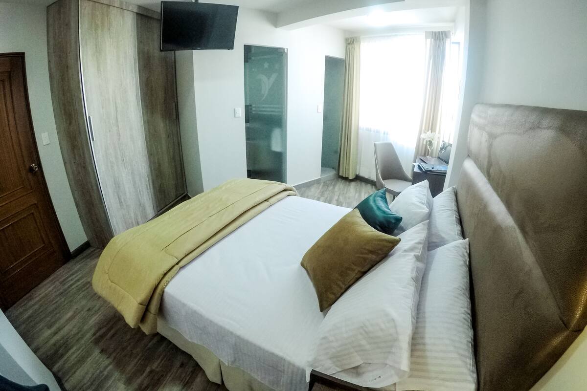 Habitación individual, 1 cama de matrimonio, no fumadores, baño privado | Wifi gratis