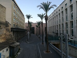 Blick von der Unterkunft