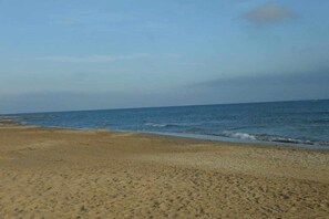 En la playa 