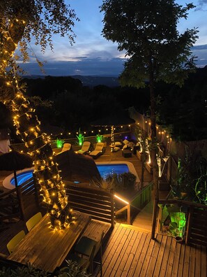 Terrace/patio - Luxury, self contained, airconditioned studio with private terrace & use of pool (Begur)