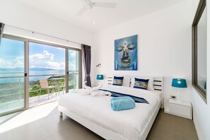 5 bedrooms, iron/ironing board, WiFi, bed sheets - Luxury 5-bedroom villa with panoramic sea view (Koh Samui)