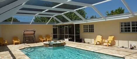 Udendørs pool, opvarmet pool