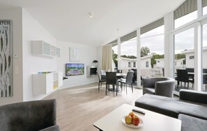 Flachbildfernseher, Kamin