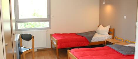 Desk, free WiFi, bed sheets, wheelchair access