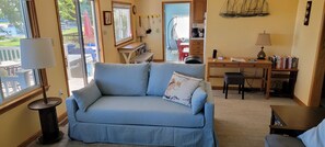 Smart-TV, Kamin, Videothek, Stereoanlage